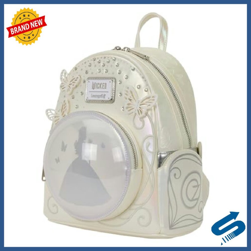 Pearlescent Mini Backpack with Adjustable Straps … - image 3